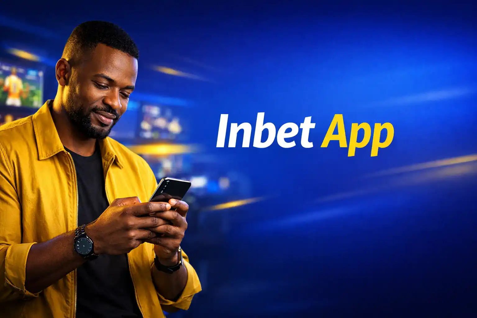 Inbet app banner for Kenya